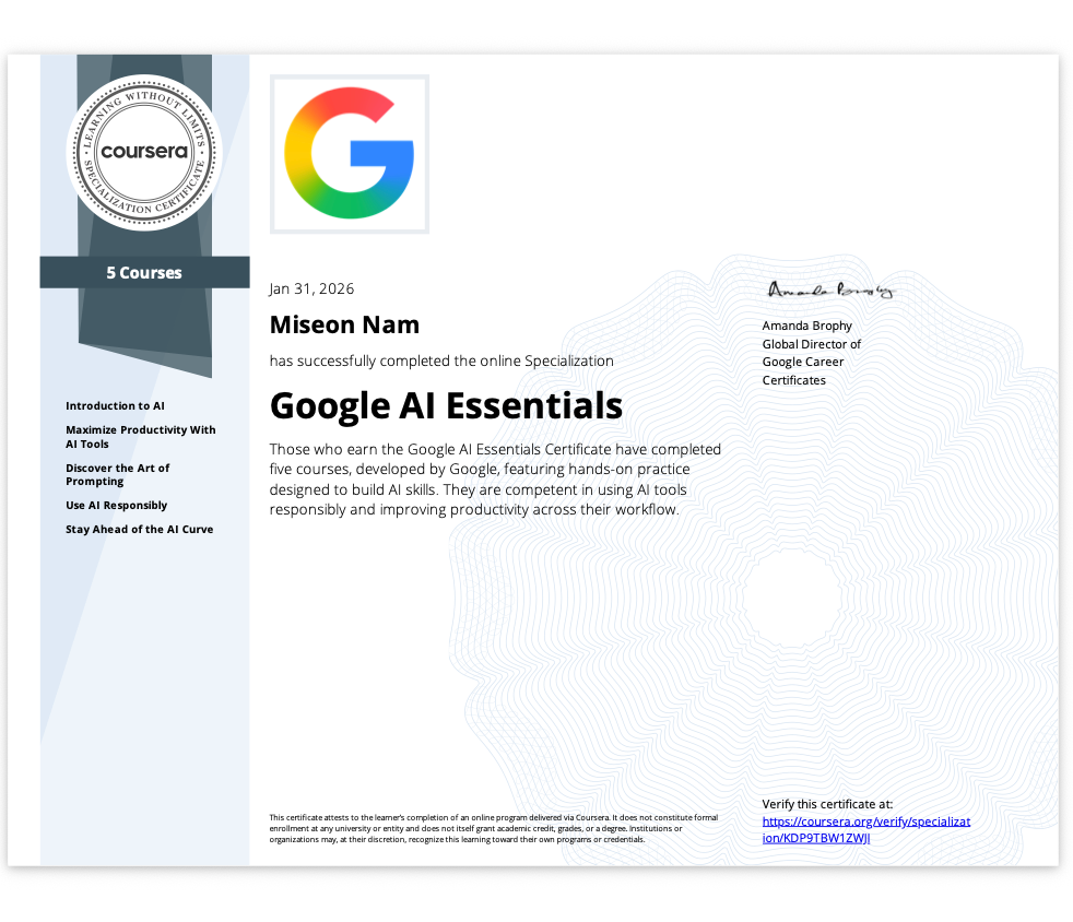 Google AI Essentials